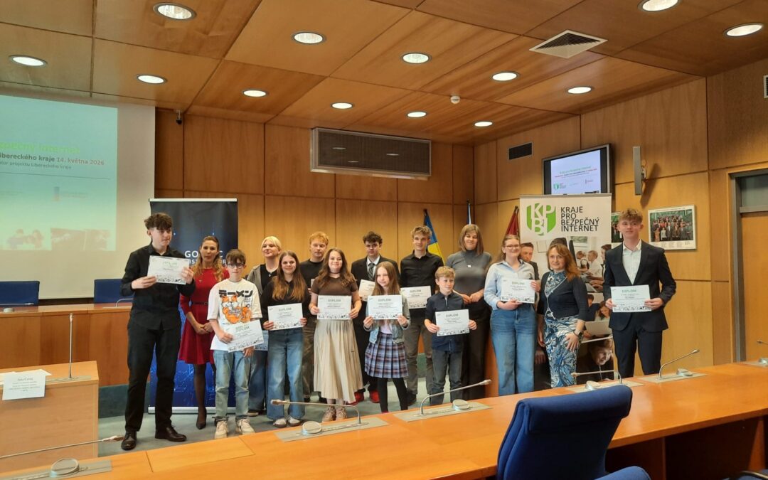Karolína Kytková finalistkou soutěže Kraje pro bezpečný internet